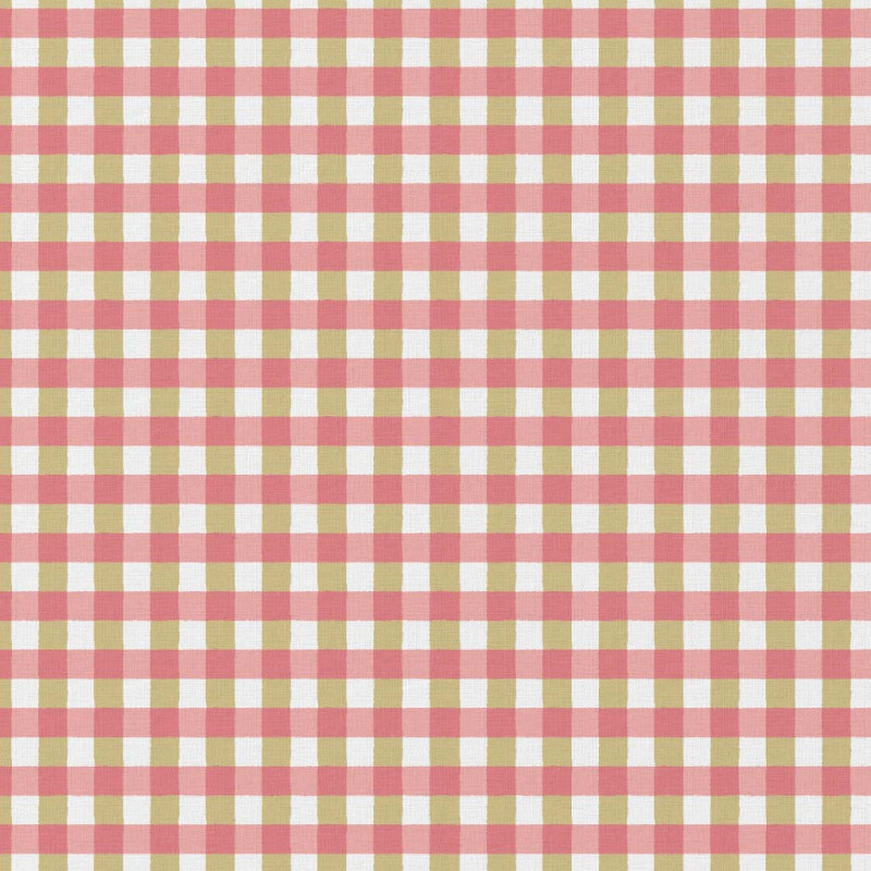 Algodón estampado KAVYO Rosa / Sorbete